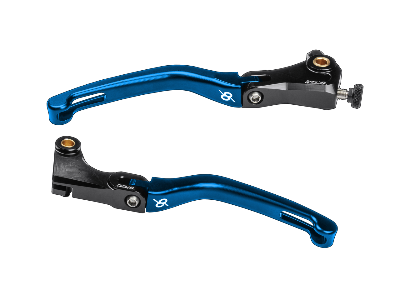 Bonamici Folding Levers for BMW S1000RR (09-14) (Black/Blue)