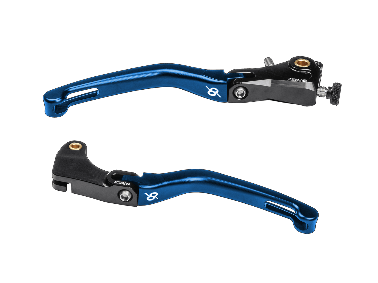 Bonamici Yamaha R1 Folding Levers (04-14) (Black/Blue)