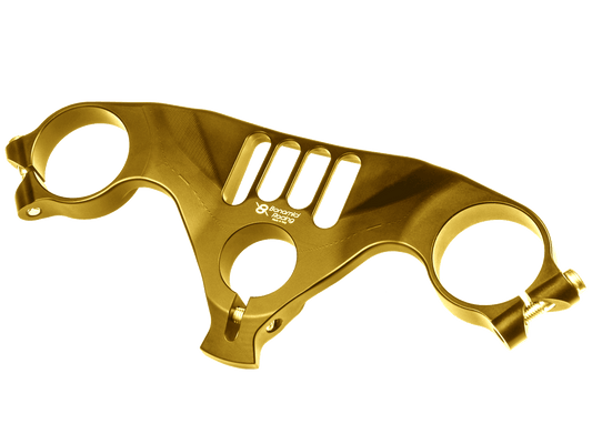 Bonamici Triple Tree Clamp Ducati Panigale V2 (Gold) (-2024) (SingleArm Rear)