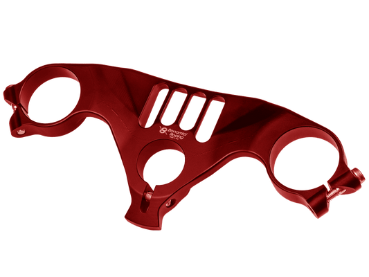 Bonamici Triple Tree Clamp Ducati Panigale V2 (Red) (-2024) (SingleArm Rear)
