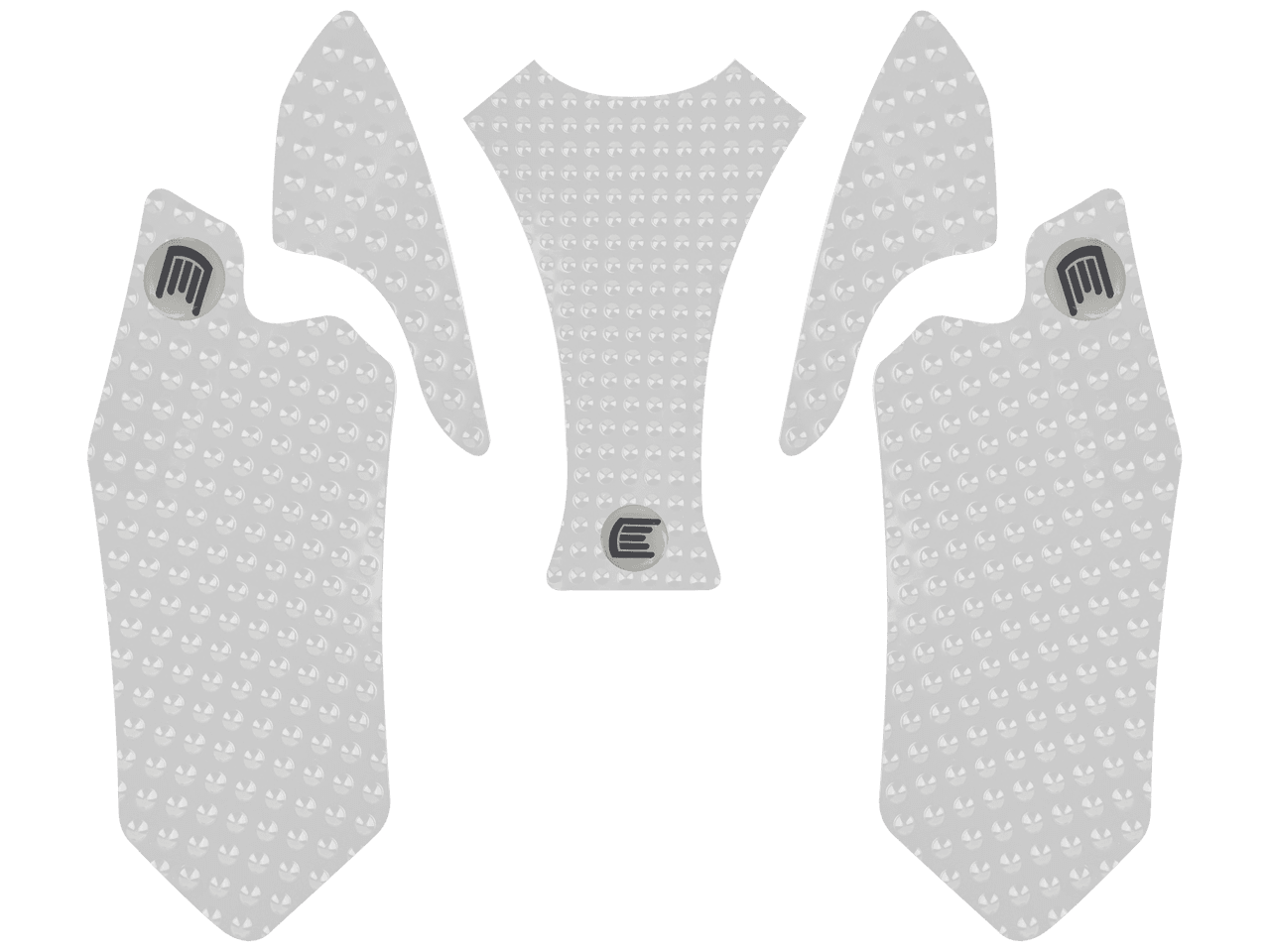 Eazi-Grip Ducati Panigale Tank Grips (Clear)