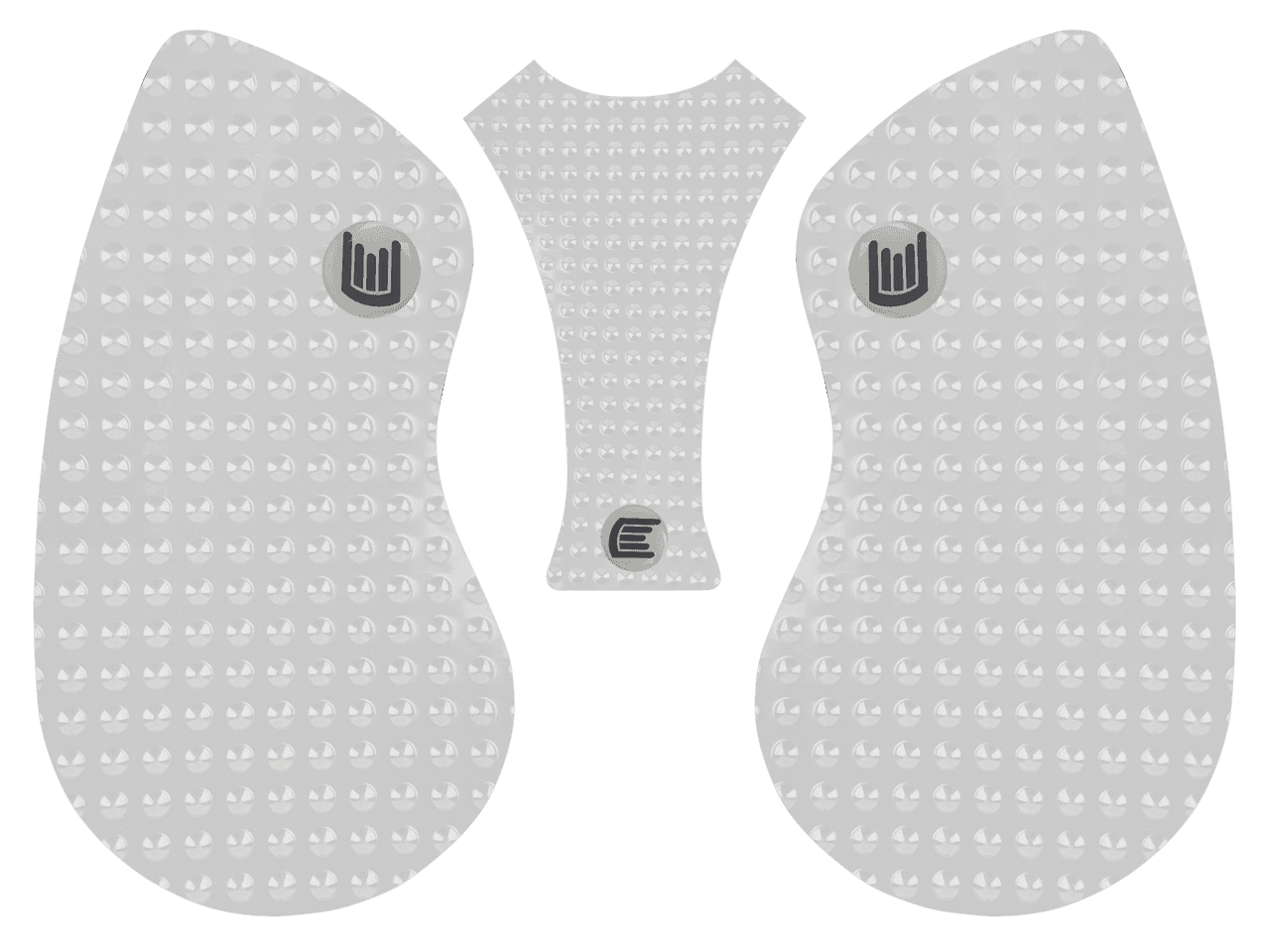 Eazi-Grip Ducati Monster 695, 696, 796, 1100 EVO Tank Grips (Clear)