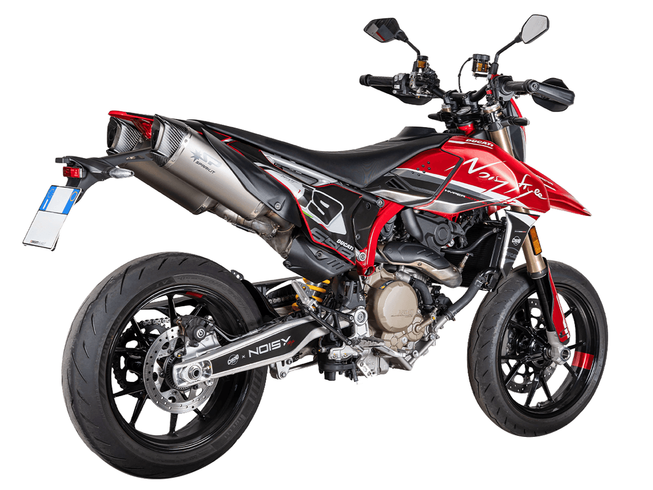 Spark Ducati Hypermotard 698 "Double Force Evo" Slip-On Exhaust