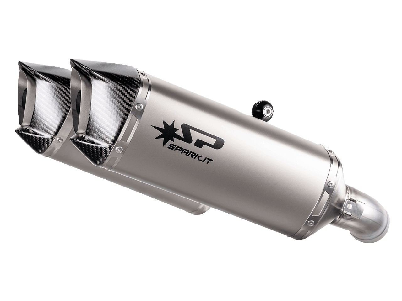 Spark Ducati Hypermotard 698 "Double Force Evo" Slip-On Exhaust
