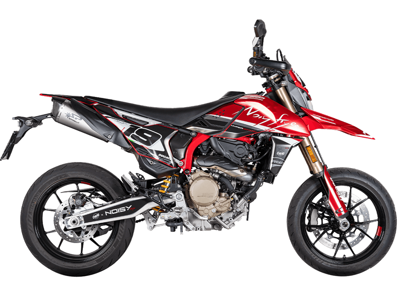 Spark Ducati Hypermotard 698 "Double Konix Evo" Slip-On Exhaust
