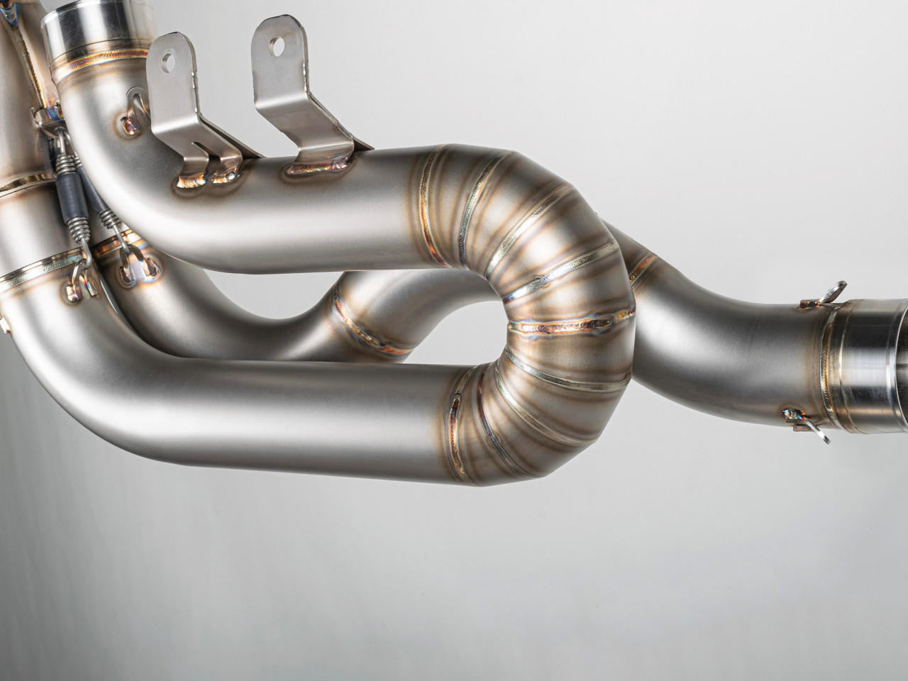 Spark Ducati Panigale V4 S/R Streetfighter "Double Dyno" Titanium Semi-Full Exhaust System (Carbon) (SingleArm Rear)