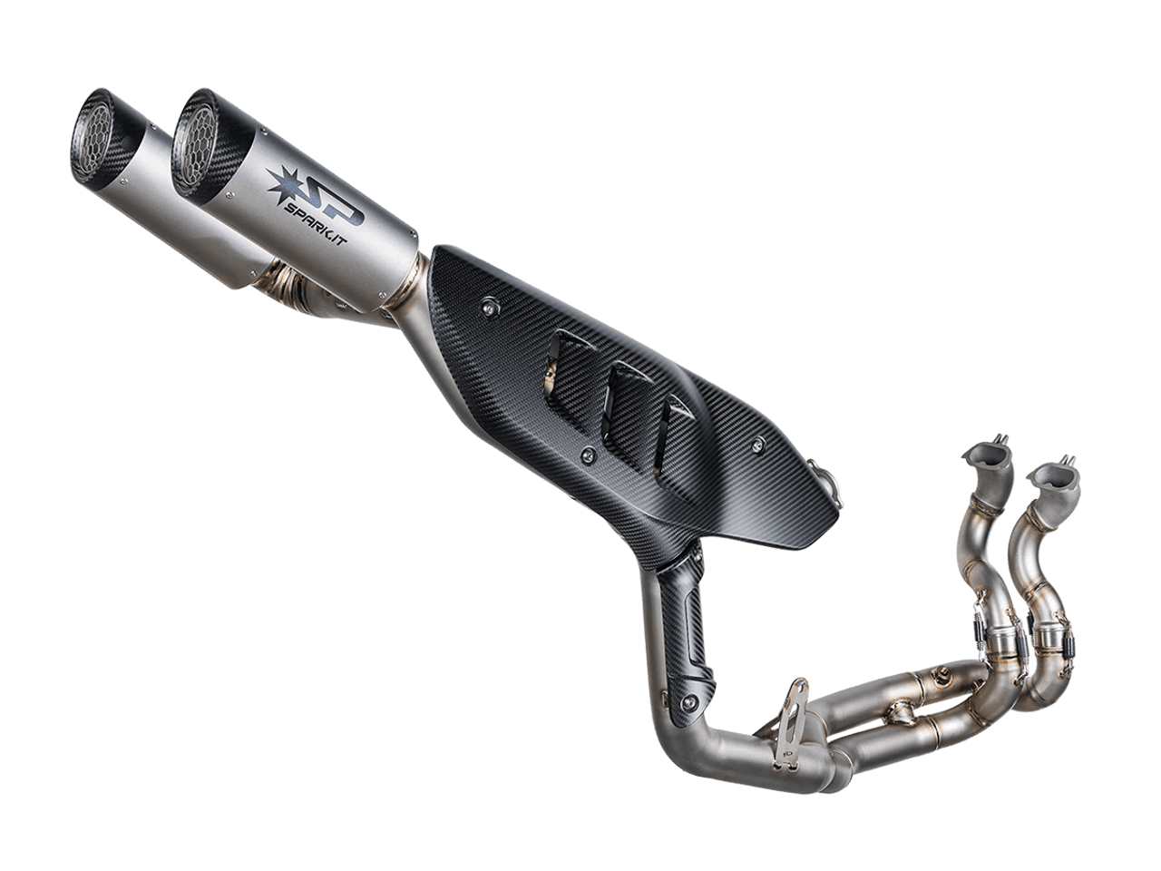 Spark Ducati Panigale V4 S/R "Double Dyno" Titanium Full Exhaust System (2025+)
