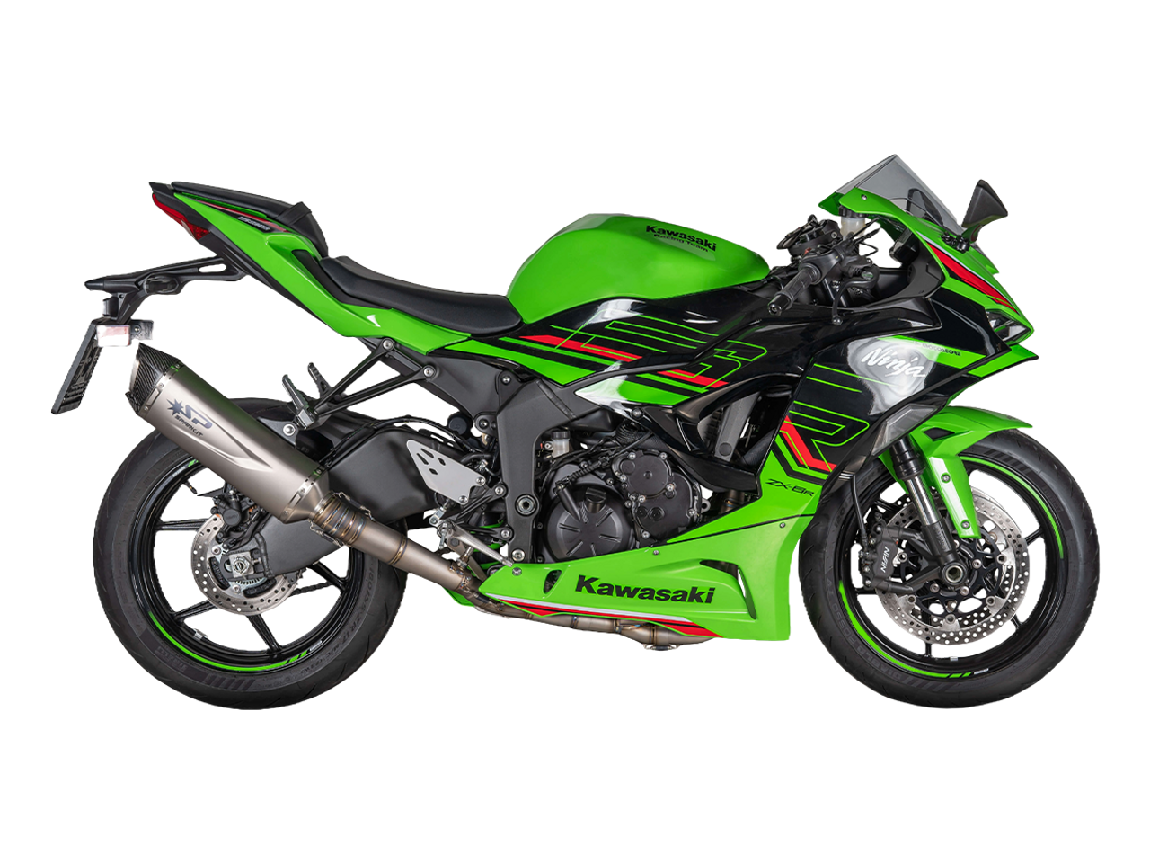 Spark Kawasaki Ninja ZX-6R "Force Evo" Titanium Full Exhaust System (WSBK Evolution) (2009+)