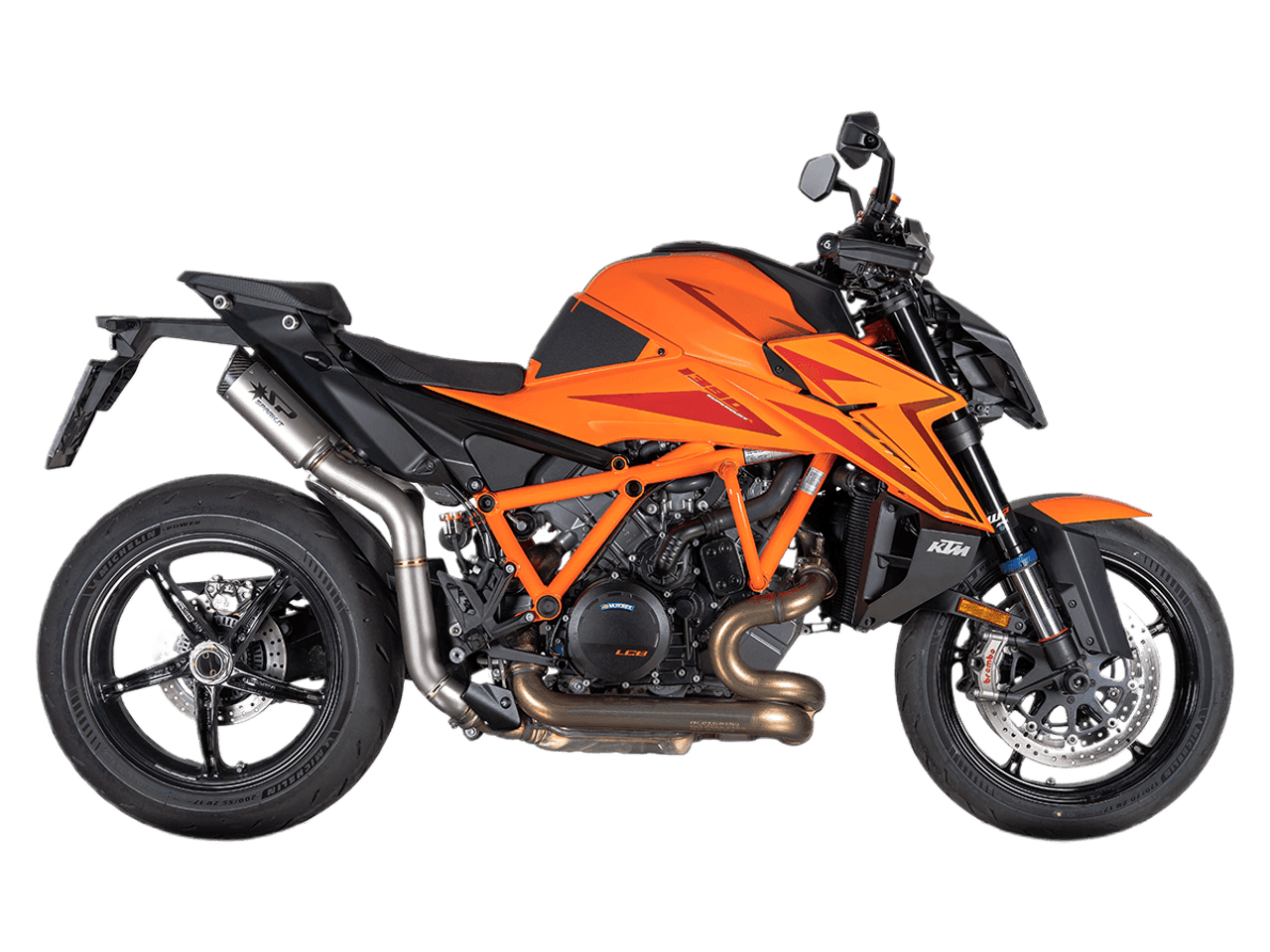 Spark KTM 1390 / 1290 Super Duke R / R Evo "Double Dyno Carbon" Semi-Full Exhaust System (2020+)