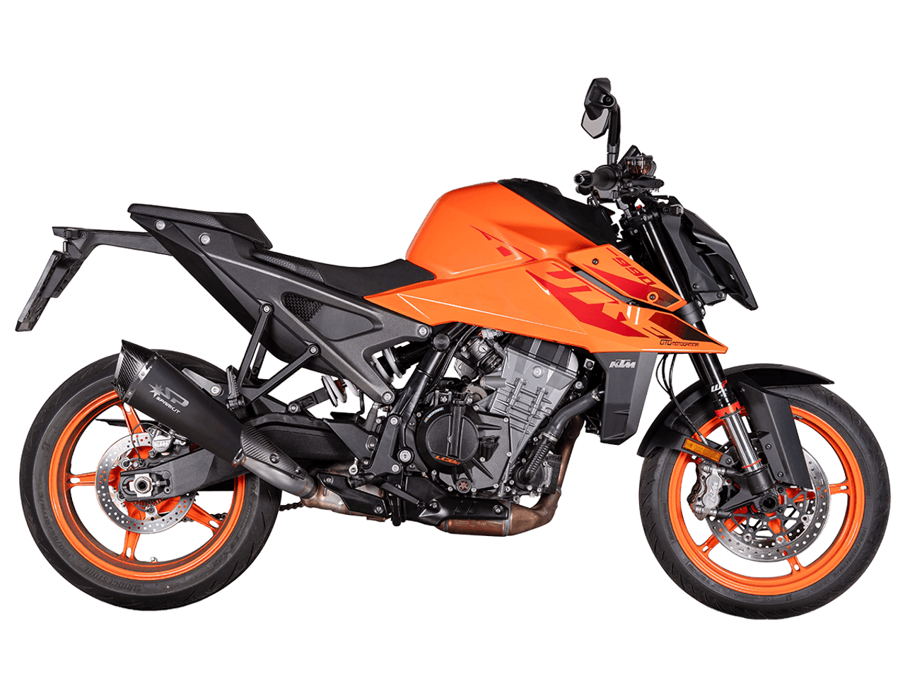 Spark KTM Duke 990/R "Konix Evo Dark" Slip-On Exhaust System