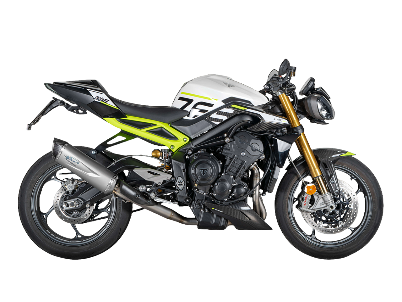 Spark Triumph Street Triple 765 R/RS Moto2 "Force Evo" Full Exhaust System (2018+)