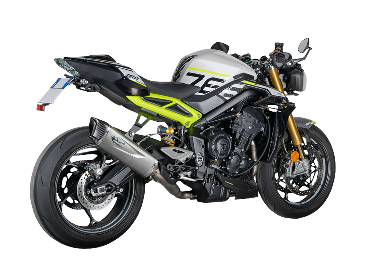 Spark Triumph Street Triple 765 R/RS Moto2 "Force Evo" Full Exhaust System (2018+)