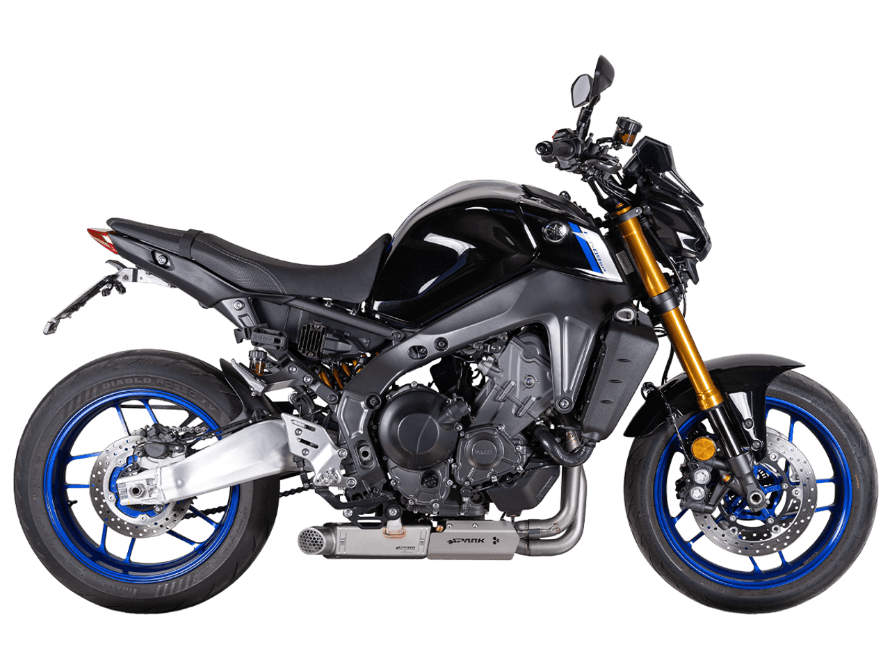 Spark Yamaha MT-09 / XSR 900 "Grid-O Double" Full Exhaust System (Race) (2021+)