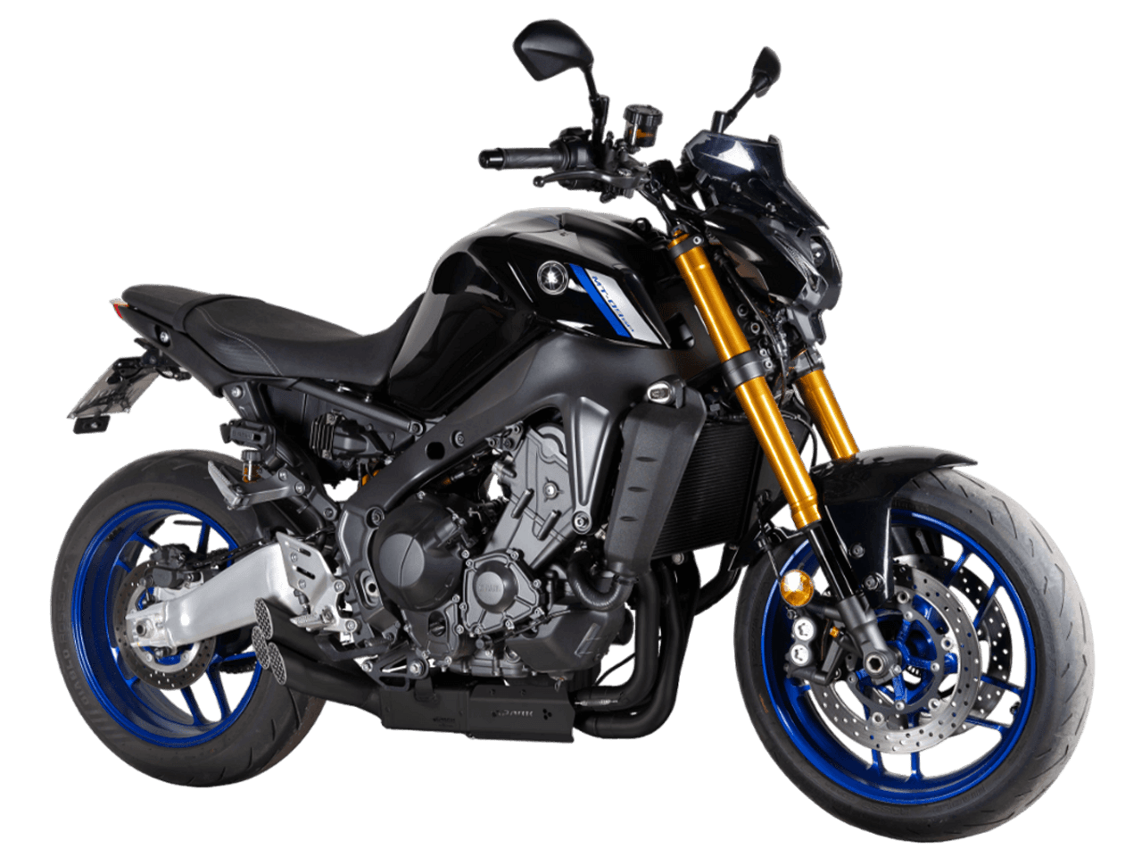 Spark Yamaha MT-09 / XSR 900 "Triple Exit Dark" Full Exhaust System (Race) (2021+)