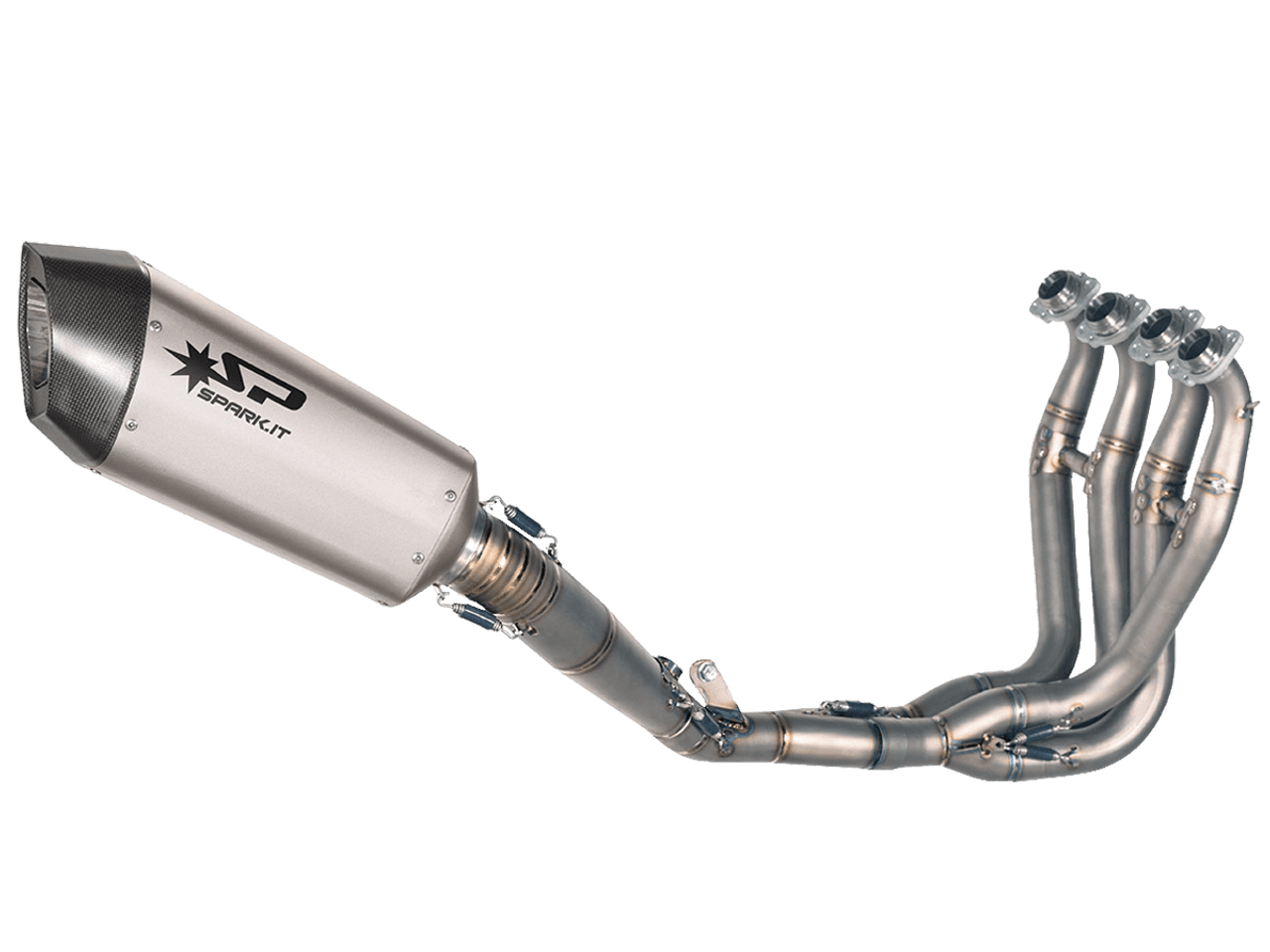 Spark Kawasaki Ninja ZX-6R "Streetfighter" Titanium Full Exhaust System (WSBK Evolution) (2009+)