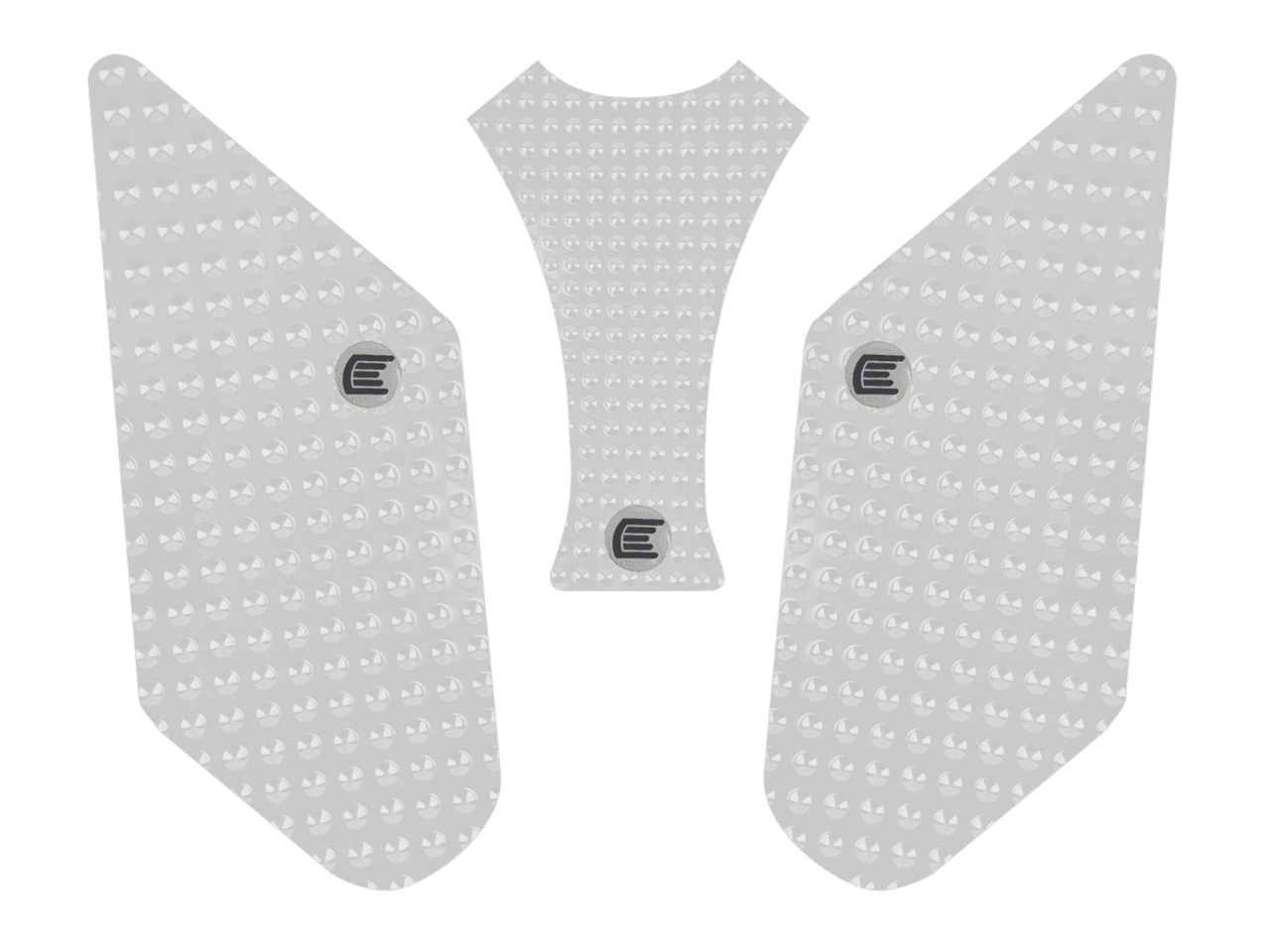 Eazi-Grip Universal Large Oval Tank Grips (All Bikes) (Clear)