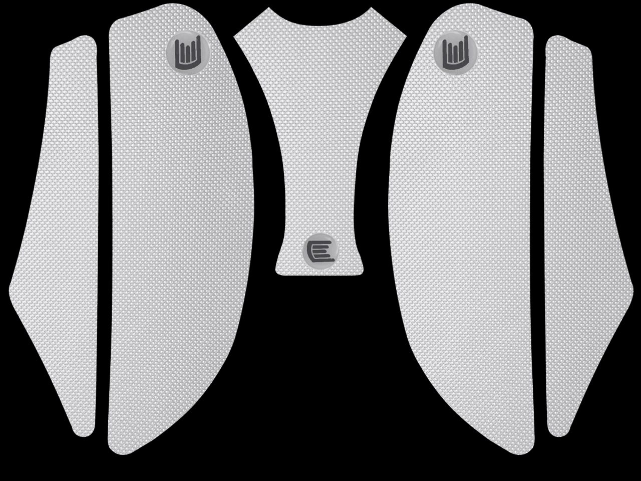 Eazi-Grip Aprilia RSV4 Tank Grips (08-20) (Micro-Grip) (Clear)