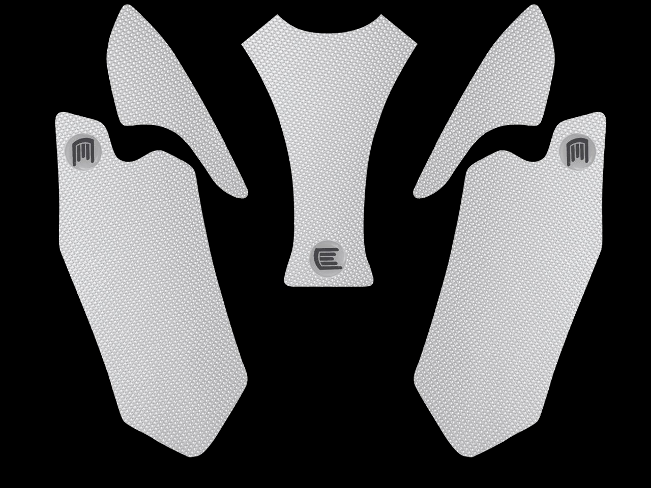 Eazi-Grip Ducati Panigale Tank Grips (Micro-Grip) (Clear)