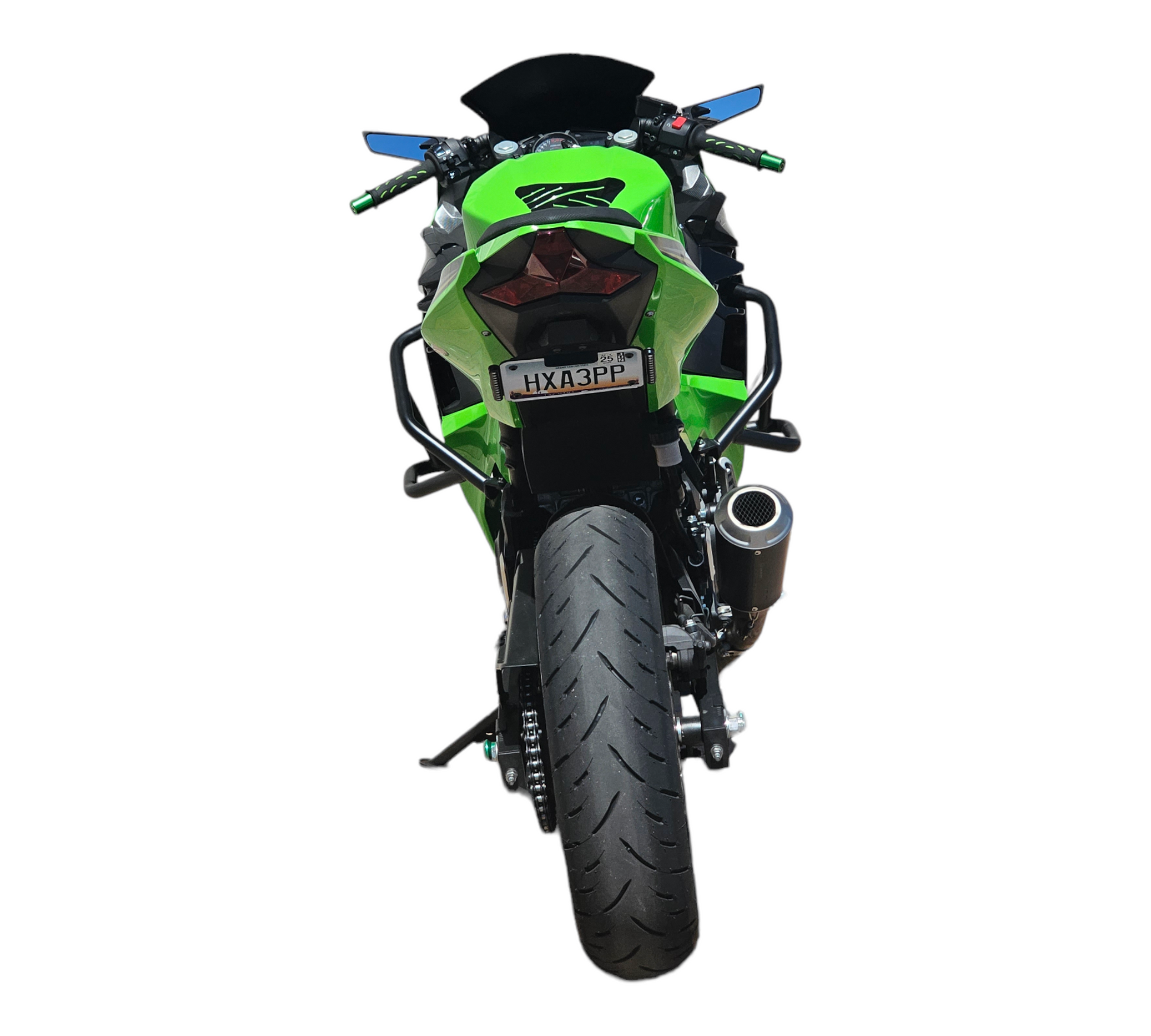 Kawasaki Ninja 400 tail tidy rear view