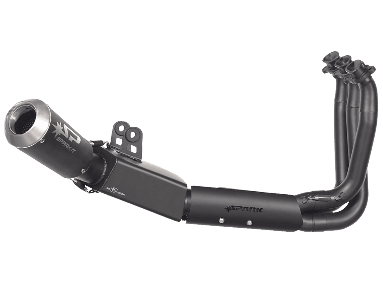 Spark Triumph Trident 660 "GP" Full Exhaust System (Black Edition) (Euro5)