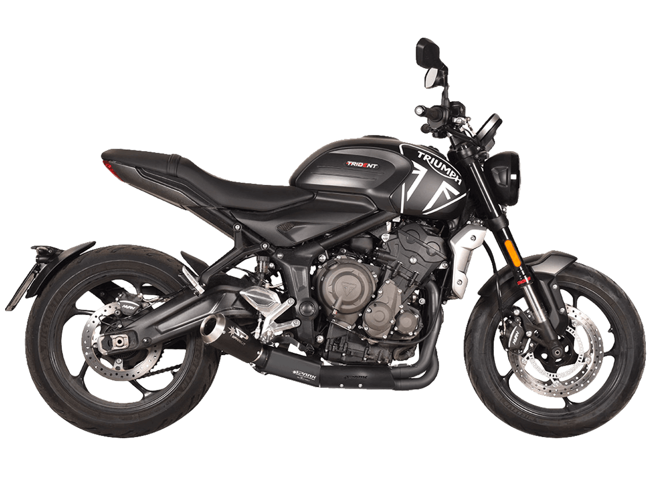 Spark Triumph Trident 660 "GP" Full Exhaust System (Black Edition) (Euro5)