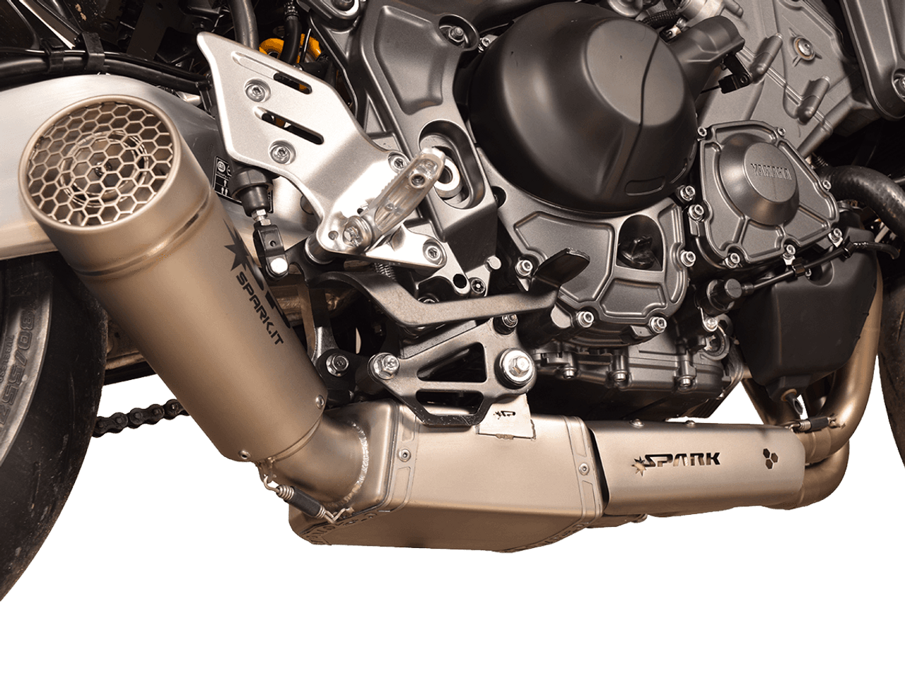 Spark Yamaha MT-09 / XSR 900 "Grid-O" Full Exhaust System (Euro5) (2021+)