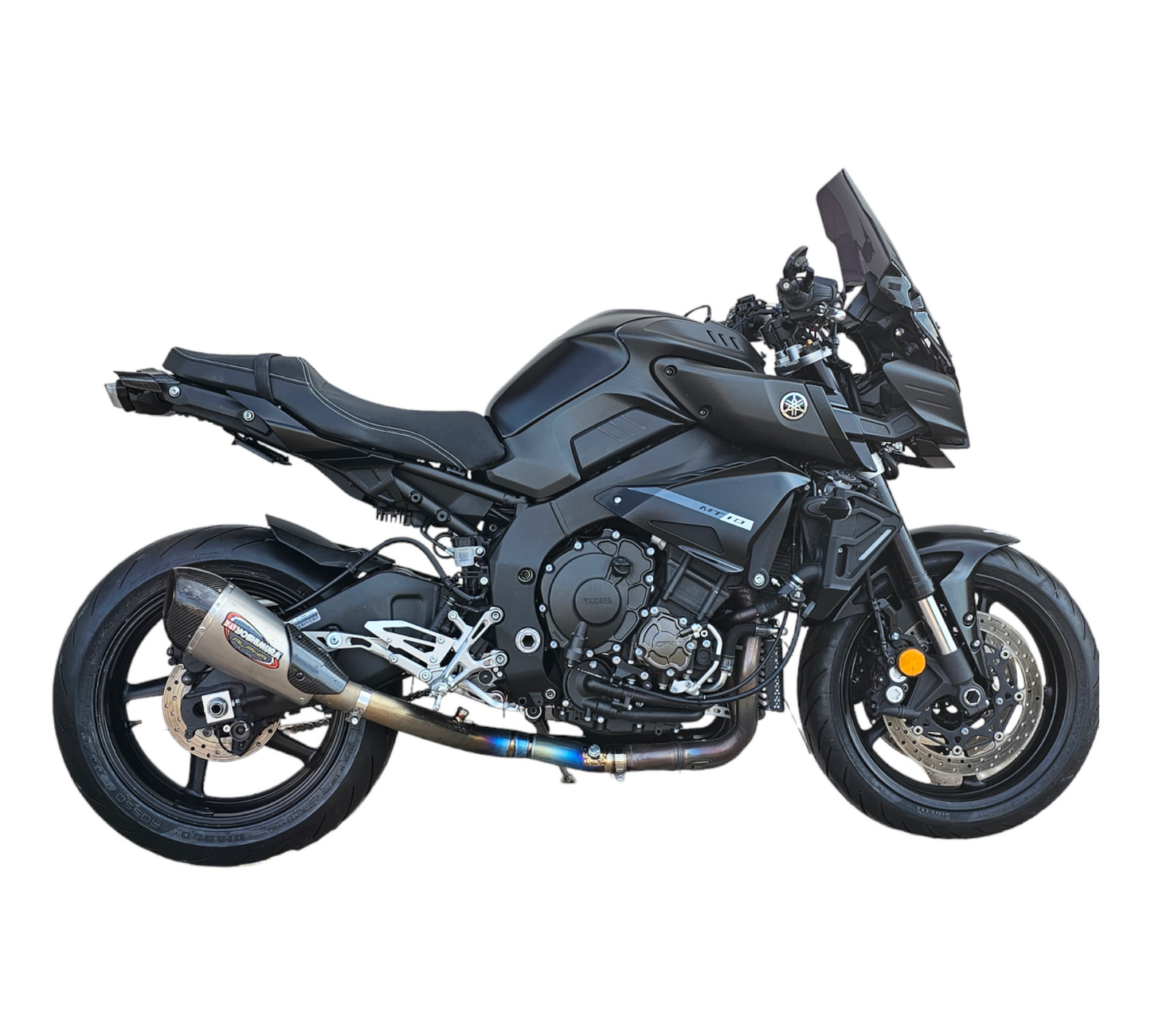 Yamaha MT10 fender eliminator full side view