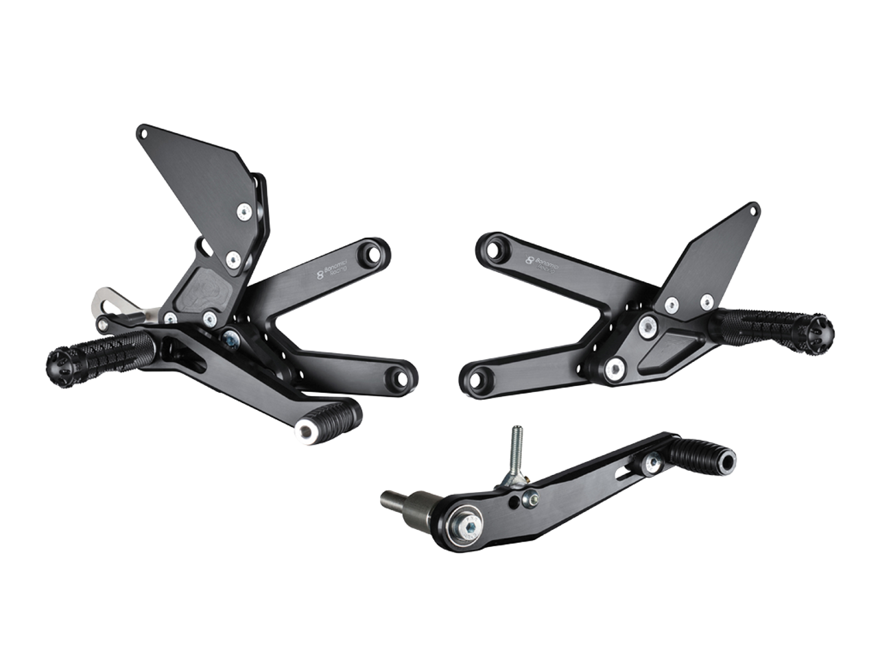 Bonamici Triumph 765 Daytona 675R Rearsets ("GP" Shift w/ QS)