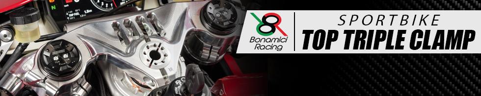 Bonamici Triple Tree Clamp Ducati Panigale V2 (Red) (-2024) (SingleArm Rear)