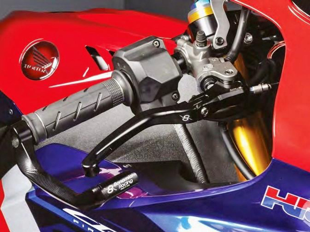 Bonamici Honda CBR 1000RR-R Folding Levers (non-SP) (2020+) (Black)