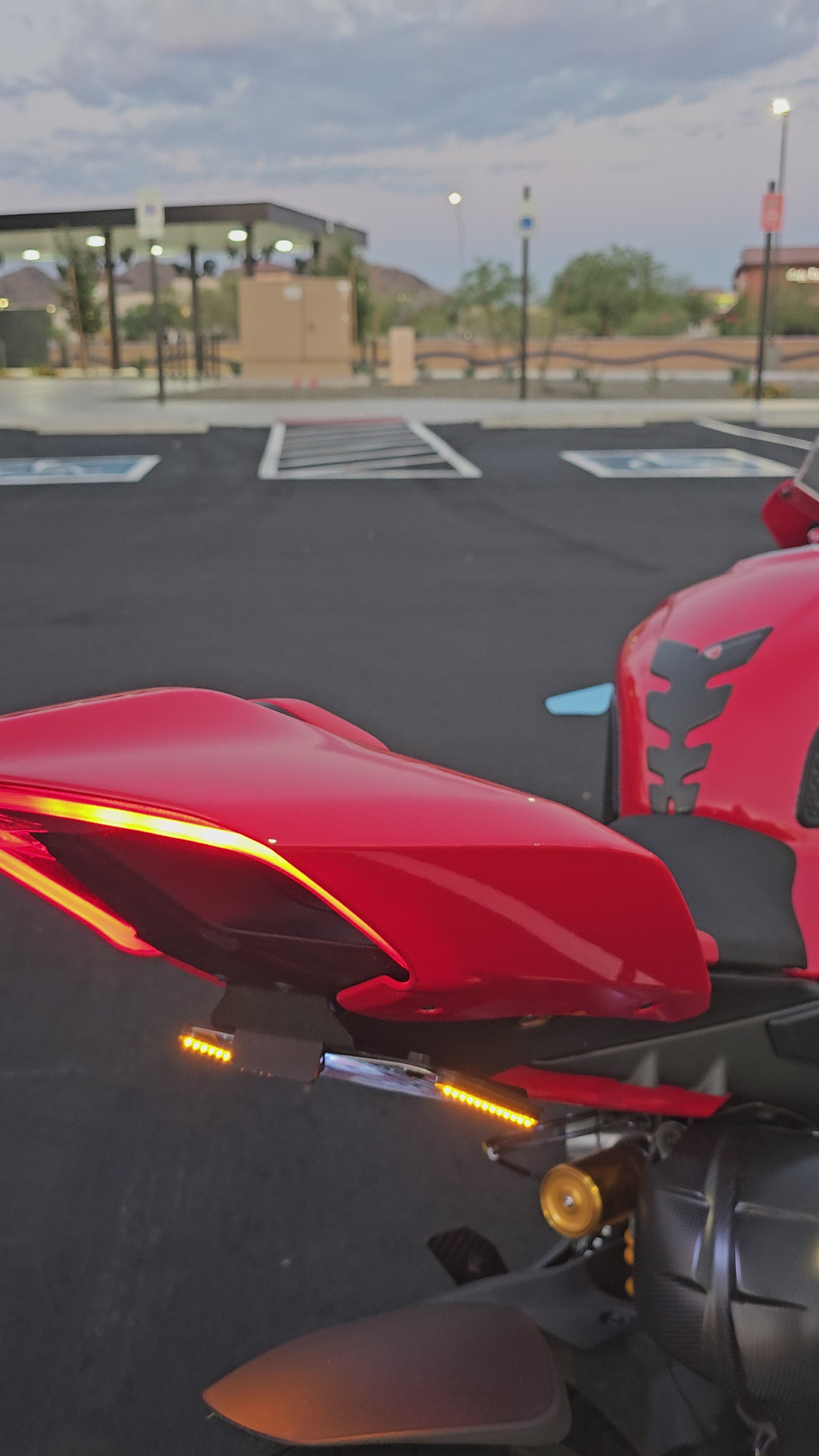 Ducati Panigale V4 tail tidy