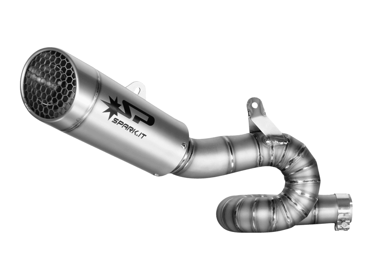 Spark Triumph Street Triple 765 R/RS Moto2 "Grid-O" Slip-On Exhaust (Cat Delete) (18-22)