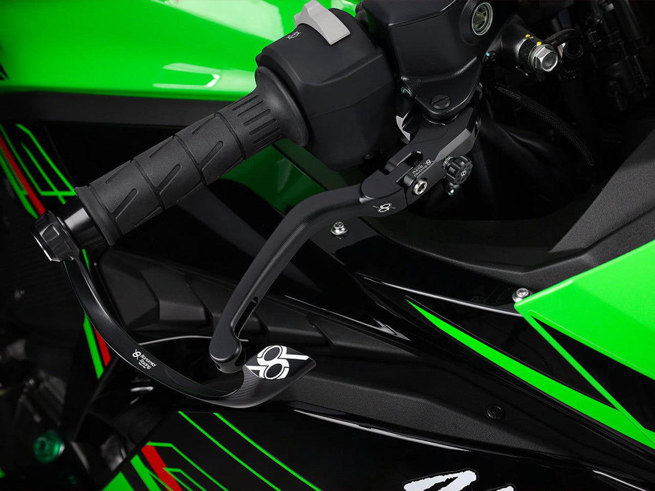 Bonamici Kawasaki Ninja ZX-4R/RR Folding Levers (Black)