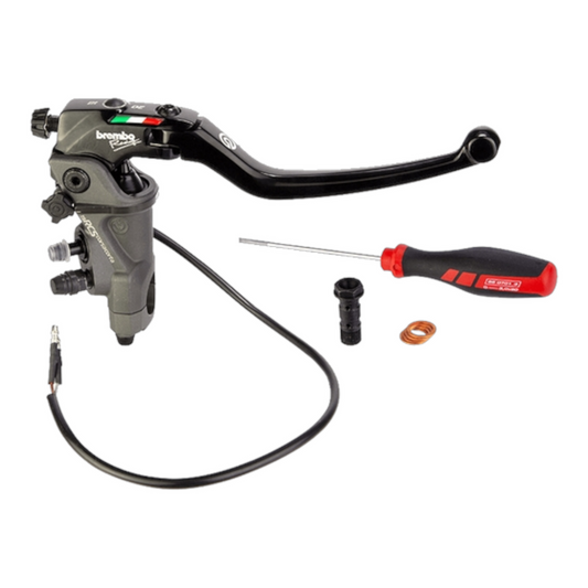 Brembo 19 RCS Corsa Corta Brake Master Cylinder w/ Folding Lever (for 7/8" Bar)