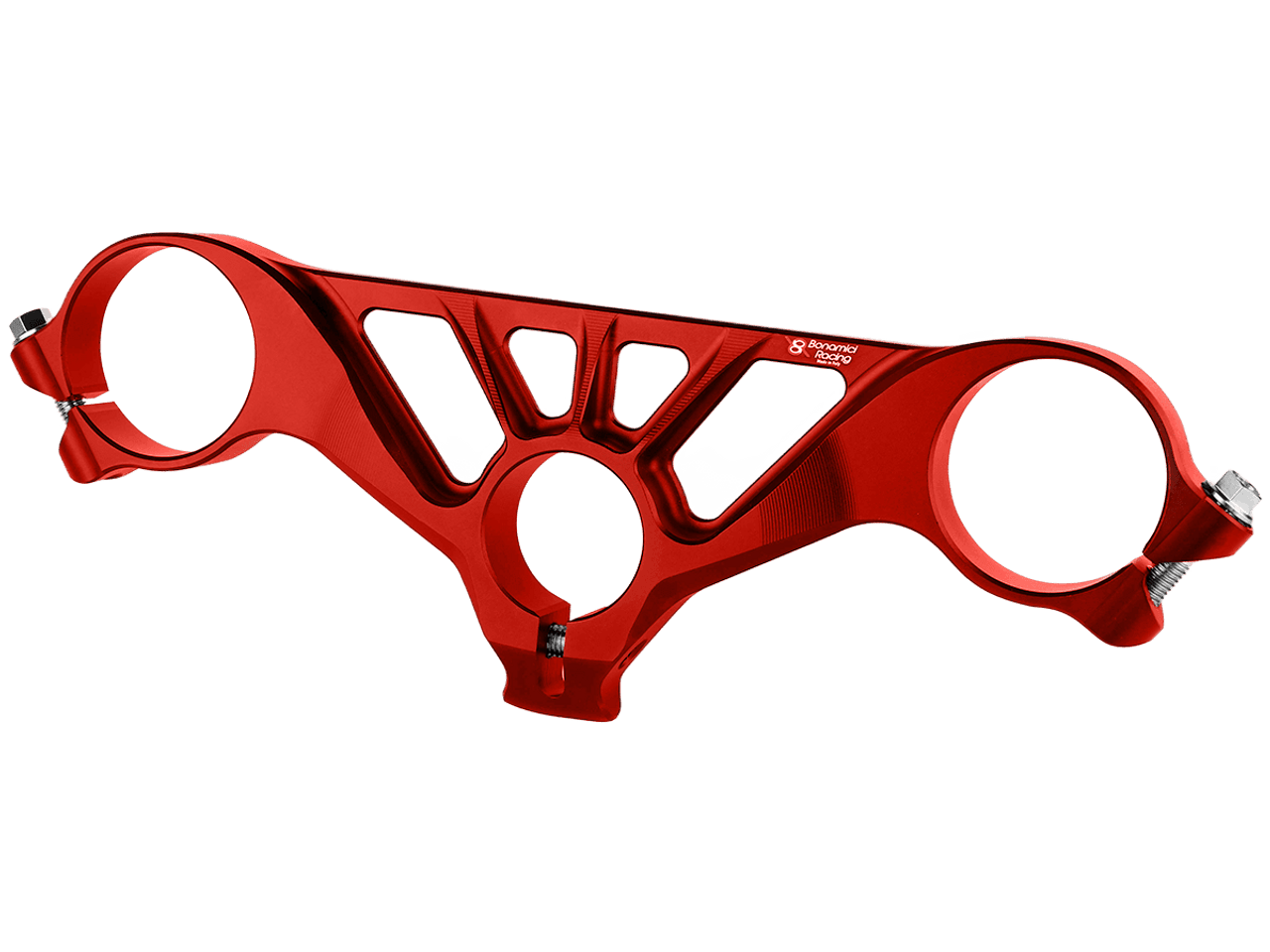 Bonamici Triple Tree Clamp Ducati Panigale V4 S/R (Red) (2025+)