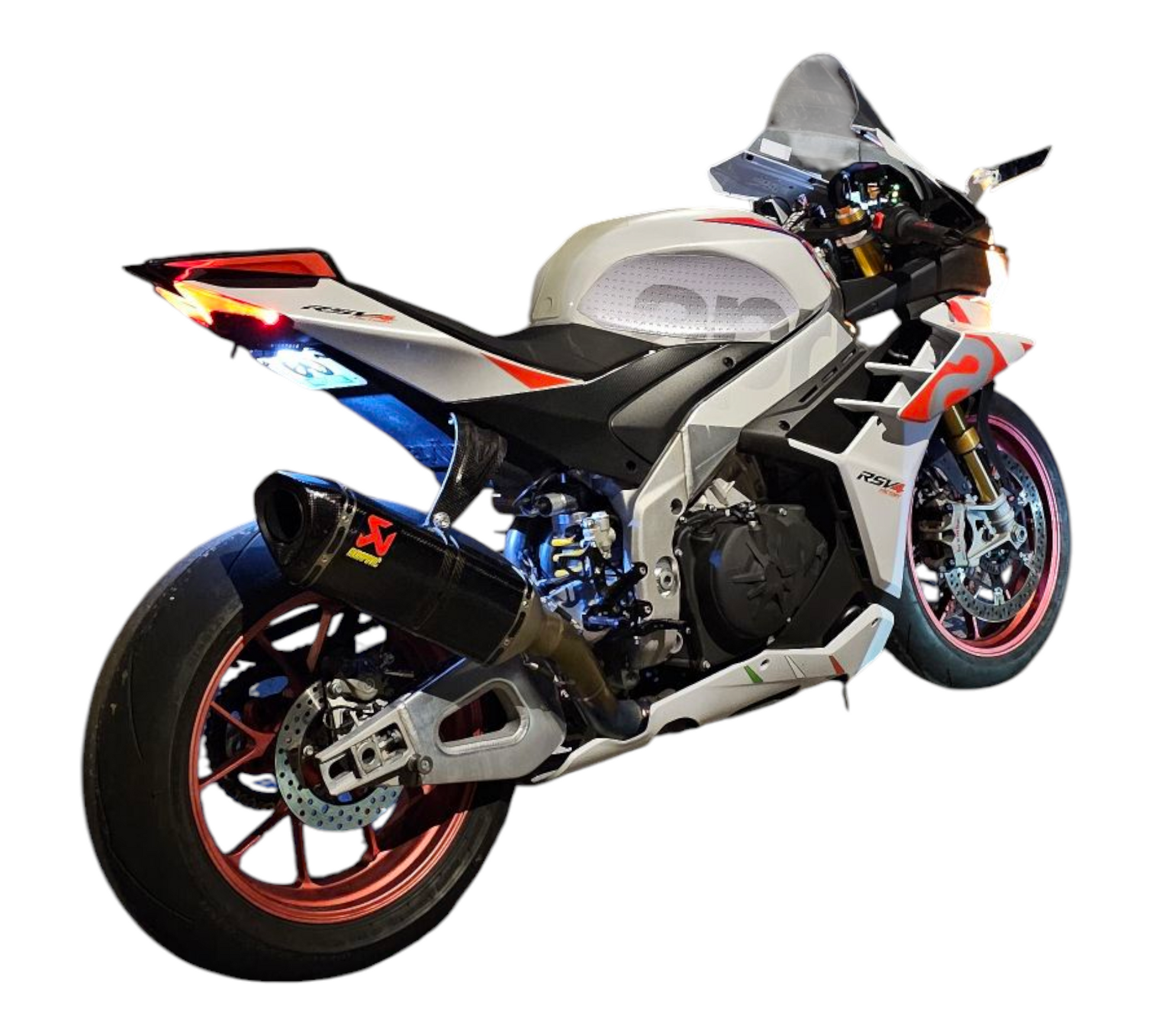 Aprilia RSV4 Limited Edition White with Tail Tidy