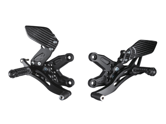 Bonamici Rearsets for BMW S1000RR (08-14) w/ Carbon Fiber Heel Plates