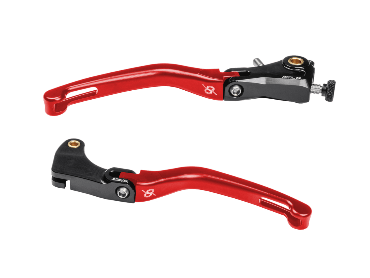 Bonamici Yamaha R6 Folding Levers (2017+) (Black/Red)