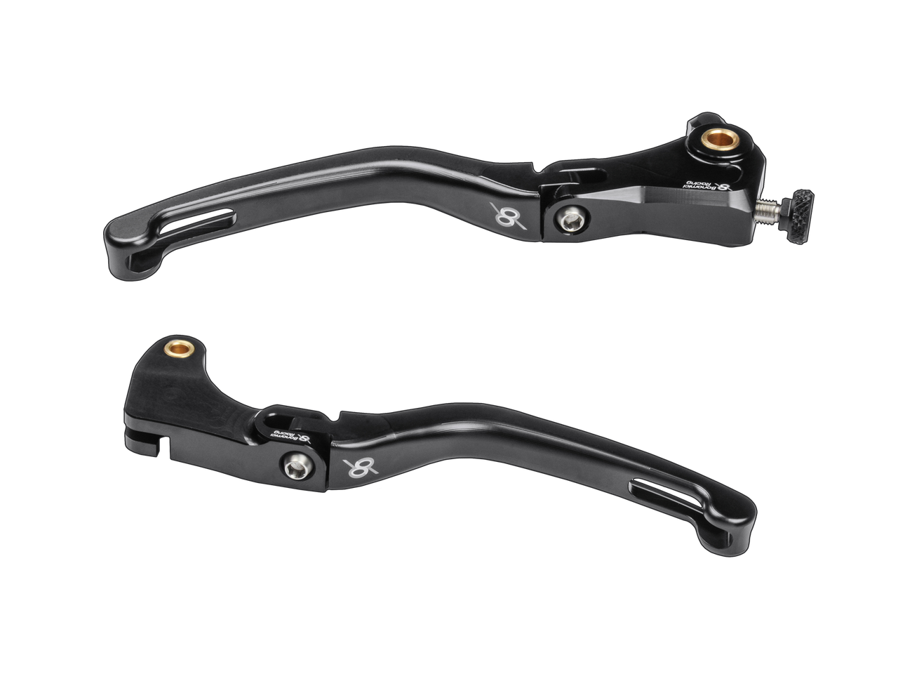 Bonamici Suzuki GSX-R 600 / 750 Folding Levers (2011+) (Black)