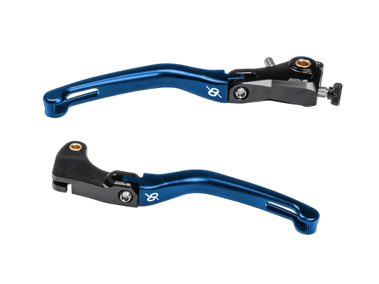 Bonamici Yamaha R1 Folding Levers (04-14) (Black/Blue)