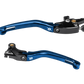 Bonamici Yamaha R3 Folding Levers (2015+) (Black/Blue)