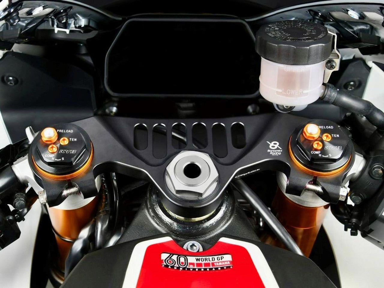 Bonamici Triple Tree Clamp Yamaha R9 (Black) (Race)