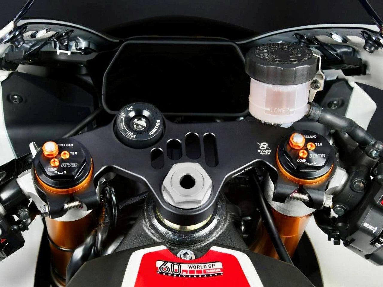 Bonamici Triple Tree Clamp Yamaha R1 /M (Black) (Street) (2015+)