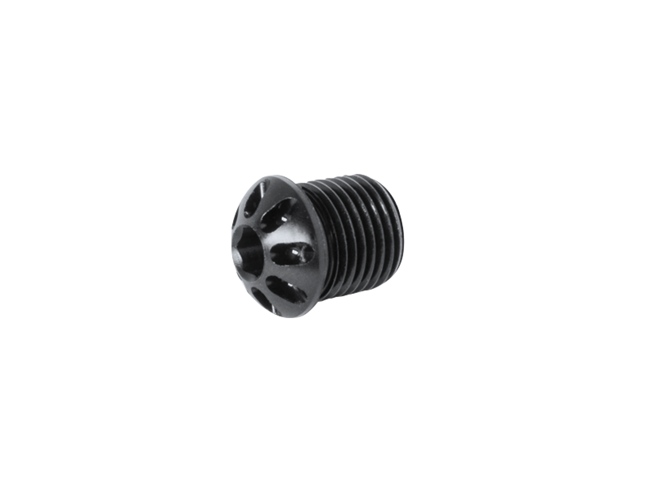 Bonamici Fixed Footpeg Caps (Black) (1/pr)