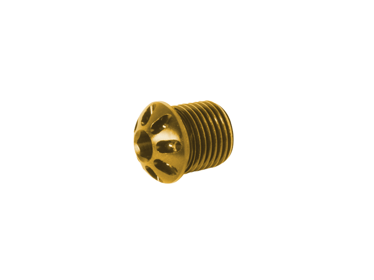 Bonamici Fixed Footpeg Caps (Gold) (1/pr)