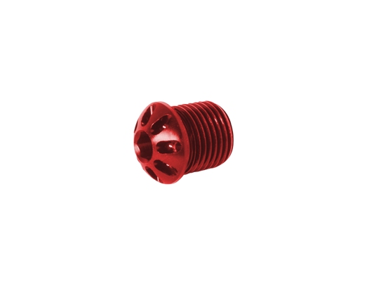 Bonamici Fixed Footpeg Caps (Red) (1/pr)