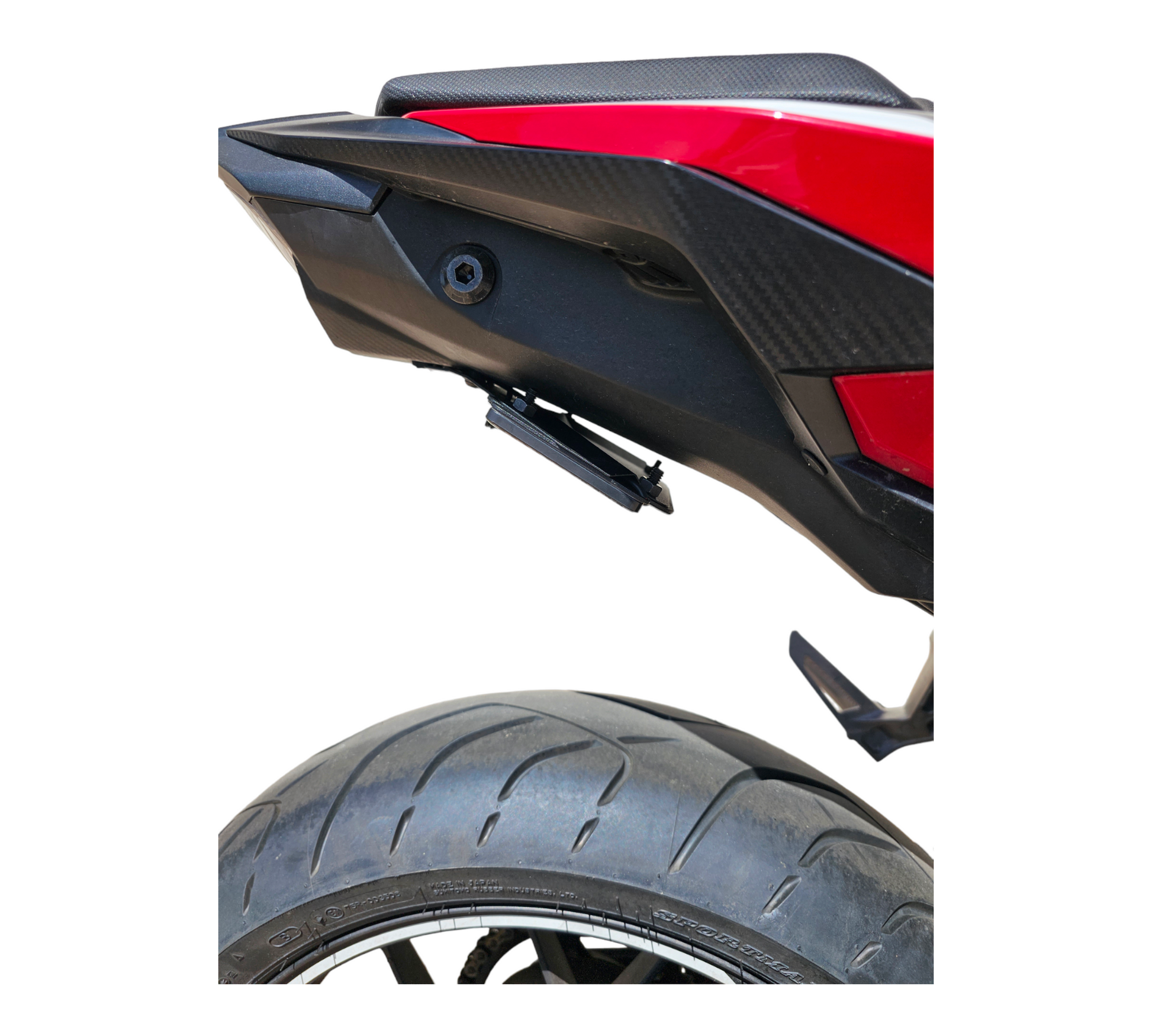 CBR500R tail tidy 