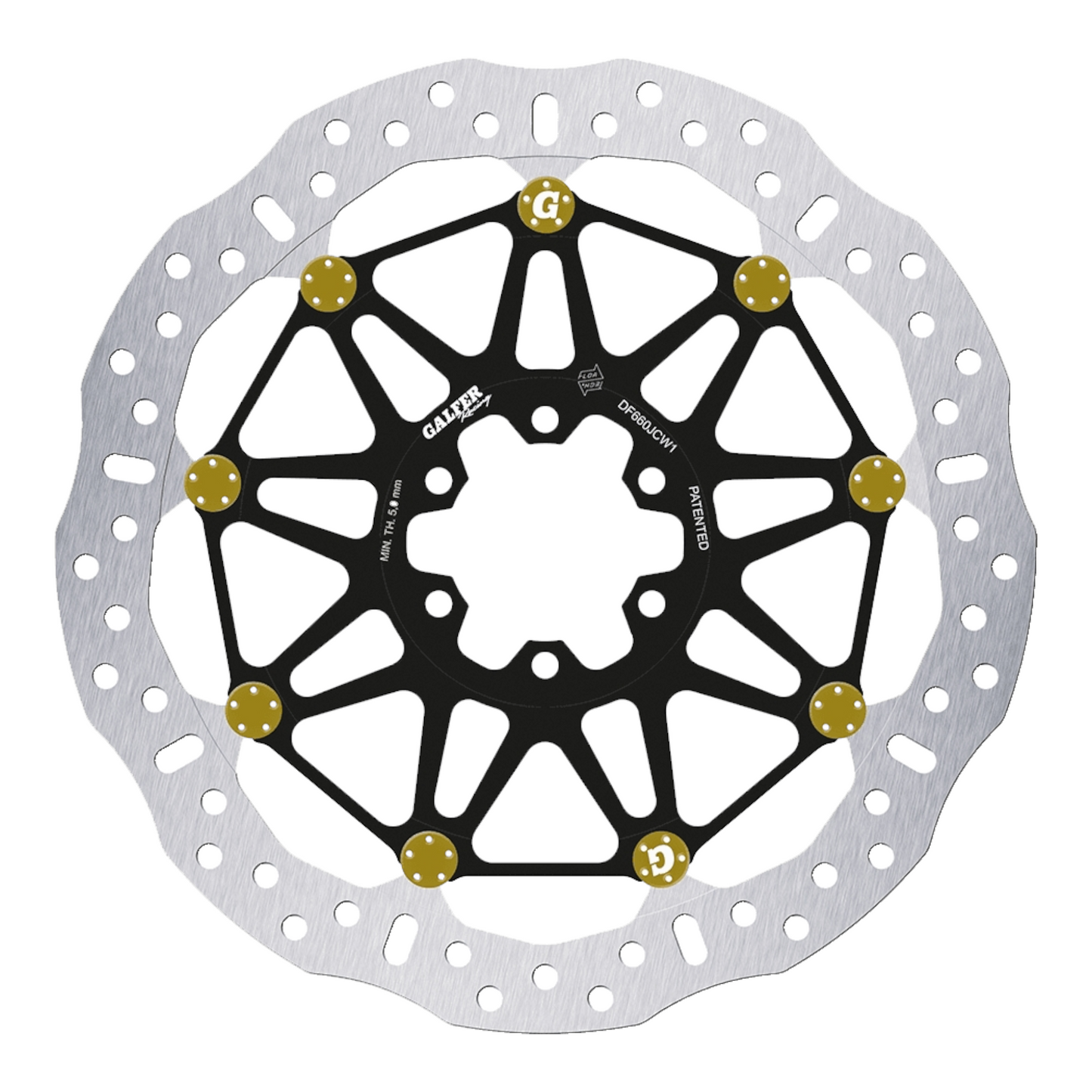 Galfer Aprilia RS 660 Front Brake 330x5.5mm Billet Floating Floatech Rotor