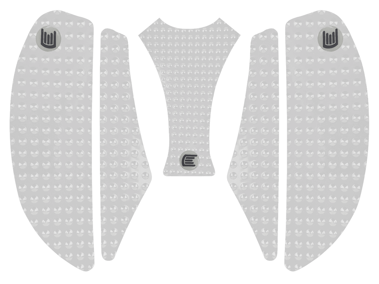 Eazi-Grip Aprilia Tuono V4 Tank Grips (11-20) (Clear)