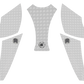 Eazi-Grip Ducati Multistrada V2 Tank Grips (2021+) (Clear)